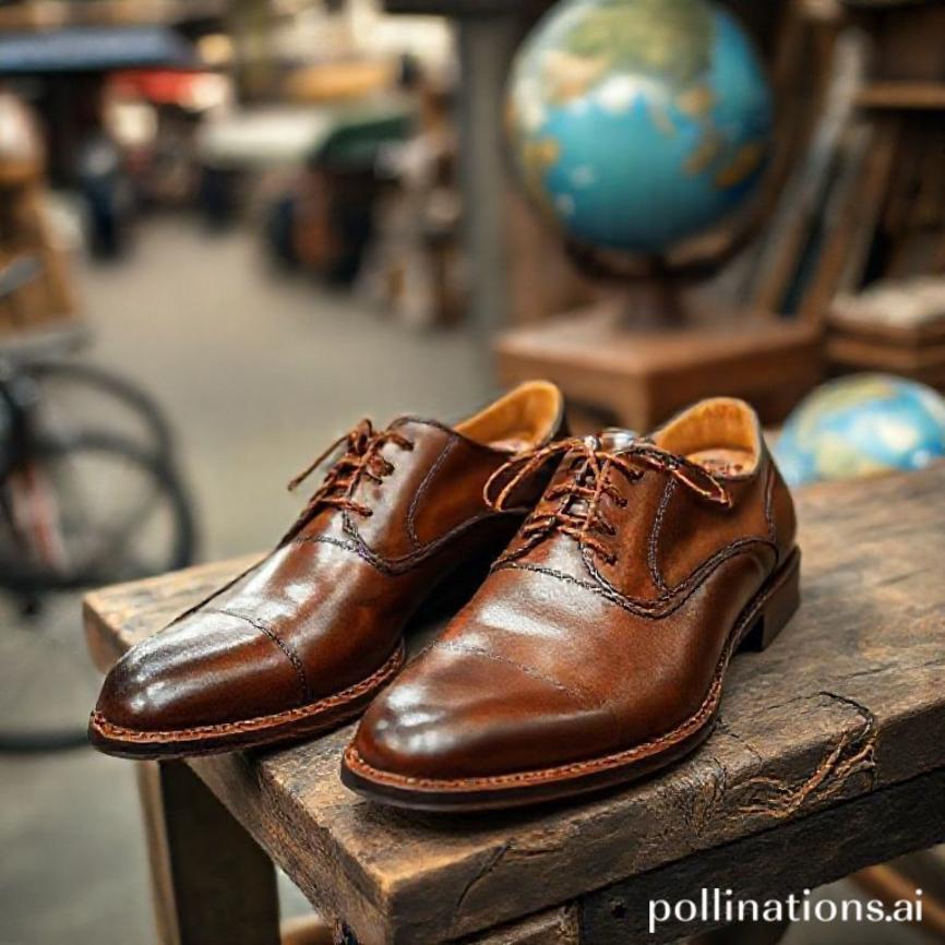 {"prompt":"A stylish pair of handcrafted leather shoes, featuring subtle traditional Indonesian motifs (like a small batik accent on the inner lining or a woven texture on the laces), placed on a rustic wooden workshop bench in Bandung. In the blurred background, there's a hint of a bustling Bandung street scene and a globe or world map indicating international reach. The lighting is warm, highlighting the texture and quality of the leather.","originalPrompt":"A stylish pair of handcrafted leather shoes, featuring subtle traditional Indonesian motifs (like a small batik accent on the inner lining or a woven texture on the laces), placed on a rustic wooden workshop bench in Bandung. In the blurred background, there's a hint of a bustling Bandung street scene and a globe or world map indicating international reach. The lighting is warm, highlighting the texture and quality of the leather.","width":768,"height":768,"seed":42,"model":"flux","enhance":false,"nologo":false,"negative_prompt":"undefined","nofeed":false,"safe":false,"quality":"medium","image":[],"transparent":false,"has_nsfw_concept":false,"concept":{"special_scores":{"0":0.3919999897480011,"1":-0.07500000298023224,"2":-0.11699999868869781},"special_care":[[0,0.3919999897480011]],"concept_scores":{"0":-0.05900000035762787,"1":-0.041999999433755875,"2":-0.05999999865889549,"3":-0.04699999839067459,"4":-0.04899999871850014,"5":-0.0560000017285347,"6":-0.054999999701976776,"7":-0.06800000369548798,"8":-0.0729999989271164,"9":-0.12300000339746475,"10":-0.07900000363588333,"11":-0.06499999761581421,"12":-0.0689999982714653,"13":-0.0989999994635582,"14":-0.12399999797344208,"15":-0.09000000357627869,"16":-0.10400000214576721},"bad_concepts":[]},"trackingData":{"actualModel":"flux","usage":{"completionImageTokens":1,"totalTokenCount":1}}}