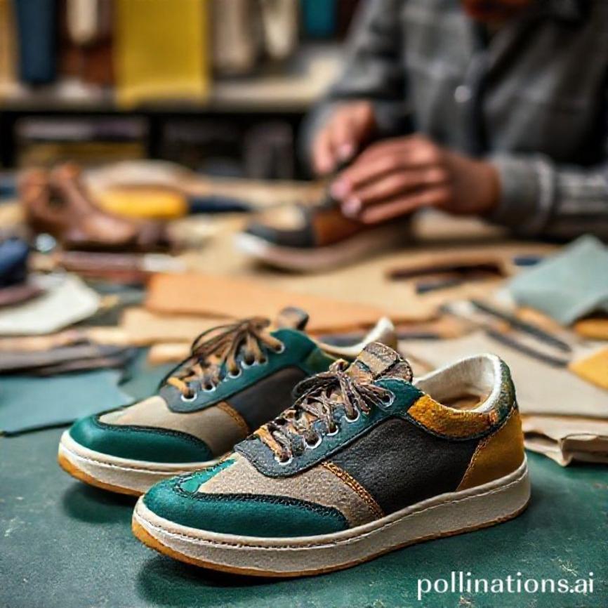 {"prompt":"A vibrant, dynamic image showing various custom-designed shoes from Cibaduyut. In the foreground, there's a pair of stylish, unique sneakers with a mix of leather and suede, perhaps in unconventional colors like deep teal and mustard yellow, designed by a young person. In the background, subtly blurred, are hands of a skilled artisan working on a shoe, surrounded by different material swatches (leather, fabric) and tools. The overall scene should convey creativity, quality craftsmanship, and the freedom of personalization. The setting could be a modern workshop in Cibaduyut, mixing traditional tools with contemporary design elements.","originalPrompt":"A vibrant, dynamic image showing various custom-designed shoes from Cibaduyut. In the foreground, there's a pair of stylish, unique sneakers with a mix of leather and suede, perhaps in unconventional colors like deep teal and mustard yellow, designed by a young person. In the background, subtly blurred, are hands of a skilled artisan working on a shoe, surrounded by different material swatches (leather, fabric) and tools. The overall scene should convey creativity, quality craftsmanship, and the freedom of personalization. The setting could be a modern workshop in Cibaduyut, mixing traditional tools with contemporary design elements.","width":768,"height":768,"seed":42,"model":"flux","enhance":false,"nologo":false,"negative_prompt":"undefined","nofeed":false,"safe":false,"quality":"medium","image":[],"transparent":false,"has_nsfw_concept":false,"concept":{"special_scores":{"0":0.3869999945163727,"1":-0.0729999989271164,"2":-0.11599999666213989},"special_care":[[0,0.3869999945163727]],"concept_scores":{"0":-0.05400000140070915,"1":-0.0729999989271164,"2":-0.07800000160932541,"3":-0.06700000166893005,"4":-0.07900000363588333,"5":-0.07400000095367432,"6":-0.07000000029802322,"7":-0.07699999958276749,"8":-0.0860000029206276,"9":-0.1469999998807907,"10":-0.0860000029206276,"11":-0.06800000369548798,"12":-0.06800000369548798,"13":-0.1420000046491623,"14":-0.16099999845027924,"15":-0.1379999965429306,"16":-0.13300000131130219},"bad_concepts":[]},"trackingData":{"actualModel":"flux","usage":{"completionImageTokens":1,"totalTokenCount":1}}}