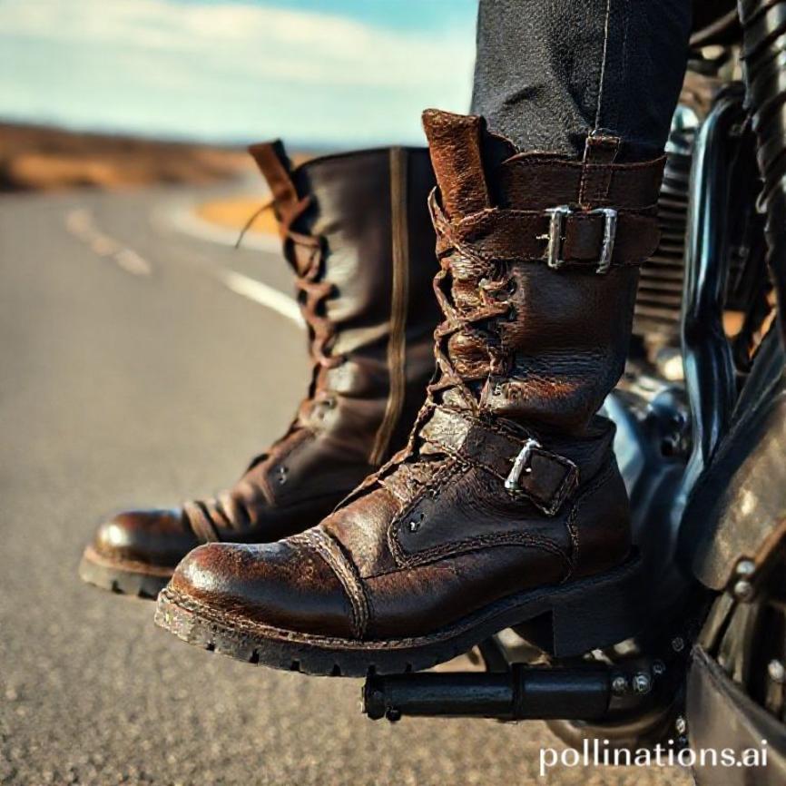 {"prompt":"A close-up shot of a pair of rugged yet stylish dark brown full-grain leather biker boots. The boots feature sturdy buckles, reinforced toe and ankle areas, and a thick, anti-slip rubber sole. The boots are shown slightly scuffed, indicating authentic use, and are placed on a classic black motorcycle's footpeg. The background is blurred, showing a winding asphalt road under a clear sky, conveying a sense of adventure and open road. The lighting is strong and warm, highlighting the texture and quality of the leather.","originalPrompt":"A close-up shot of a pair of rugged yet stylish dark brown full-grain leather biker boots. The boots feature sturdy buckles, reinforced toe and ankle areas, and a thick, anti-slip rubber sole. The boots are shown slightly scuffed, indicating authentic use, and are placed on a classic black motorcycle's footpeg. The background is blurred, showing a winding asphalt road under a clear sky, conveying a sense of adventure and open road. The lighting is strong and warm, highlighting the texture and quality of the leather.","width":768,"height":768,"seed":42,"model":"flux","enhance":false,"nologo":false,"negative_prompt":"undefined","nofeed":false,"safe":false,"quality":"medium","image":[],"transparent":false,"has_nsfw_concept":false,"concept":{"special_scores":{"0":0.4129999876022339,"1":-0.07800000160932541,"2":-0.09200000017881393},"special_care":[[0,0.4129999876022339]],"concept_scores":{"0":-0.0430000014603138,"1":-0.054999999701976776,"2":-0.04899999871850014,"3":-0.04600000008940697,"4":-0.06400000303983688,"5":-0.04600000008940697,"6":-0.050999999046325684,"7":-0.052000001072883606,"8":-0.05299999937415123,"9":-0.11699999868869781,"10":-0.054999999701976776,"11":-0.0560000017285347,"12":-0.06199999898672104,"13":-0.08900000154972076,"14":-0.10599999874830246,"15":-0.08500000089406967,"16":-0.10499999672174454},"bad_concepts":[]},"trackingData":{"actualModel":"flux","usage":{"completionImageTokens":1,"totalTokenCount":1}}}