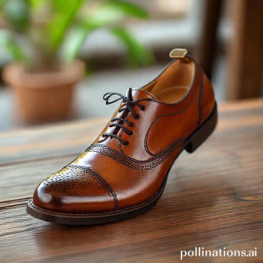 {"prompt":"Sepasang sepatu pantofel kulit sapi asli berwarna cokelat gelap yang elegan tergeletak di atas meja kayu solid dengan background blur. Di samping sepatu, terlihat kuas sepatu berbulu lembut, botol kondisioner kulit, dan kain microfiber, menunjukkan perlengkapan perawatan sepatu. Cahaya matahari yang hangat menyoroti tekstur alami kulit yang kaya dan kilau halus, menampilkan kesan premium dan terawat.","originalPrompt":"Sepasang sepatu pantofel kulit sapi asli berwarna cokelat gelap yang elegan tergeletak di atas meja kayu solid dengan background blur. Di samping sepatu, terlihat kuas sepatu berbulu lembut, botol kondisioner kulit, dan kain microfiber, menunjukkan perlengkapan perawatan sepatu. Cahaya matahari yang hangat menyoroti tekstur alami kulit yang kaya dan kilau halus, menampilkan kesan premium dan terawat.","width":768,"height":768,"seed":42,"model":"flux","enhance":false,"nologo":false,"negative_prompt":"undefined","nofeed":false,"safe":false,"quality":"medium","image":[],"transparent":false,"has_nsfw_concept":false,"concept":{"special_scores":{"0":0.3919999897480011,"1":-0.07699999958276749,"2":-0.11400000005960464},"special_care":[[0,0.3919999897480011]],"concept_scores":{"0":-0.04399999976158142,"1":-0.035999998450279236,"2":-0.04800000041723251,"3":-0.04399999976158142,"4":-0.050999999046325684,"5":-0.054999999701976776,"6":-0.05000000074505806,"7":-0.05700000002980232,"8":-0.0689999982714653,"9":-0.12600000202655792,"10":-0.07400000095367432,"11":-0.05900000035762787,"12":-0.05900000035762787,"13":-0.09700000286102295,"14":-0.11500000208616257,"15":-0.08699999749660492,"16":-0.10599999874830246},"bad_concepts":[]},"trackingData":{"actualModel":"flux","usage":{"completionImageTokens":1,"totalTokenCount":1}}}