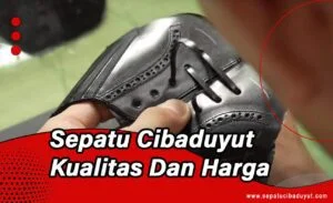 Sepatu formal pria berbahan kulit warna hitam yang elegan untuk interview kerja